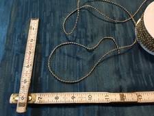32.5 Yards On The Roll Faux Gold Beads on a String Craft DIY
