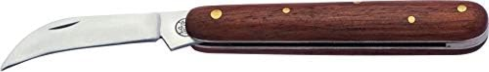 DUE BUOI COLTELLO DA INNESTO 247 L - LAMA IN ACCIAIO AD ALTO TENORE DI CARBONIO