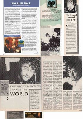 WORLD PARTY : CUTTINGS COLLECTION - interviews 