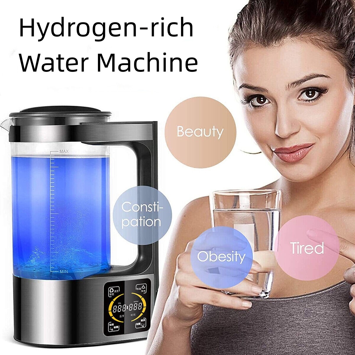 Kangen Water Electric Hydrogen Generator Machine For Ionizer Rich And