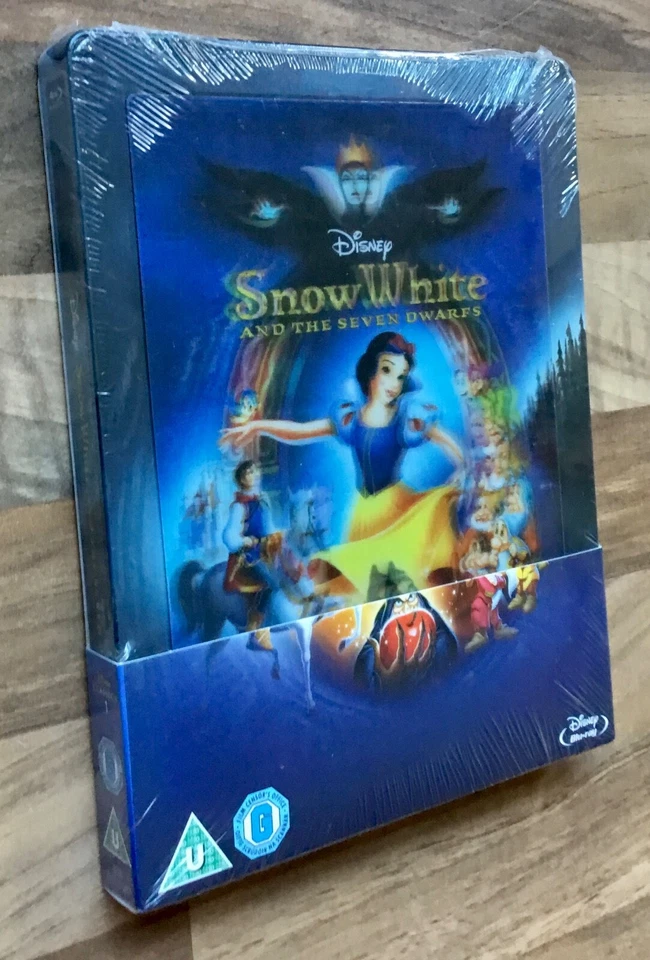 SNOW WHITE & THE SEVEN DWARFS - DISNEY BLU-RAY LENTICULAR STEELBOOK NEW & SEALED - Image 3 of 4