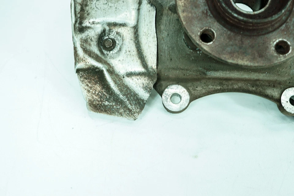 09-15 BMW 750i xDrive OEM AWD Front Left Driver Spindle Wheel Hub Knuckle 5112 - Image 3 of 4