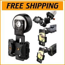 Sleek Smartphone Photo Adapter for Telescopes & Binoculars – Capture Nature's...