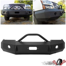 For 2003-2006 Chevy Silverado 1500 Front Bumper With Winch Plate Light Hole For 2003-2006 Chevy Silverado 1500 Front Bumper With Winch Plate Light Hole