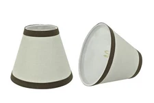 Aspen Creative 32043-2A Small Hardback Empire Shape Chandelier Clip-On Lamp S...