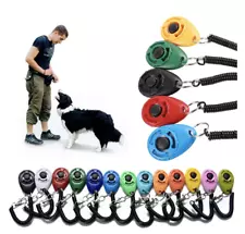 Puppy Dog Pet Training Clicker With Wrist Strap Obedience Training Tool