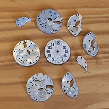 Antique Waltham Premier Nine Jewels Pocket Watch Parts Lot Movement Etc JE1