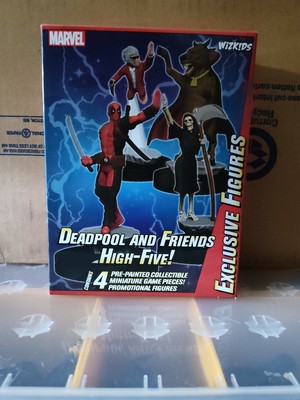 SDCC 2024 Exclusive Heroclix Marvel Deadpool & Friends High Five WizKids NECA