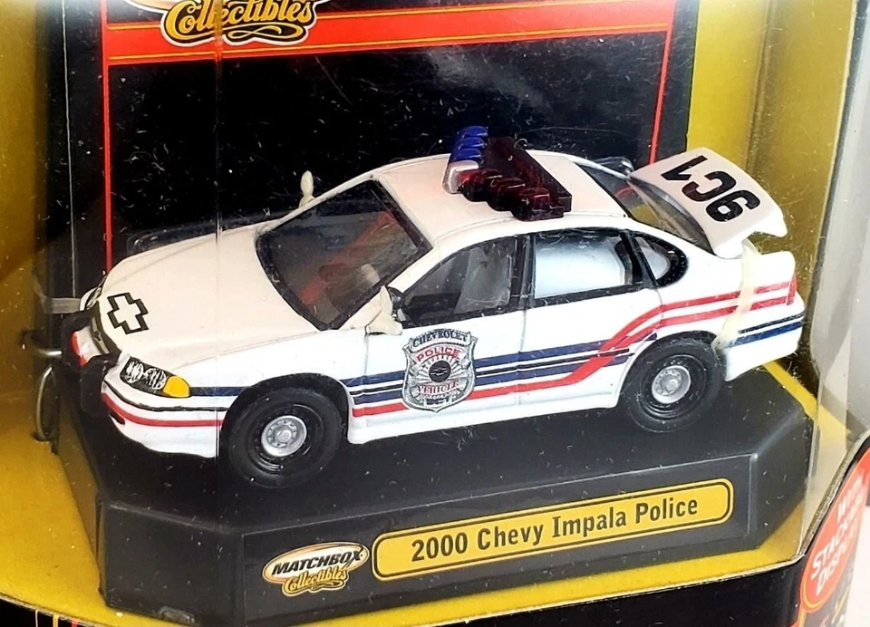 1/64 Matchbox Collectibles - 2000 Chevy Impala Police Cruiser NIB - Image 3 of 4