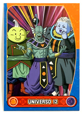 2022 DRAGON BALL SUPER #54 UNIVERSE 12 Bandai PERU Trading Cards