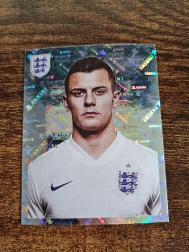 New Rare Panini England 2016 Jack Wilshere Foil Sticker - Picture 1 of 2