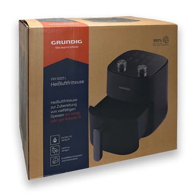 Grundig Heißluft Fritteuse FRY 6321 L Heißluftfritteuse Airfryer 1500 Watt 4,7L
