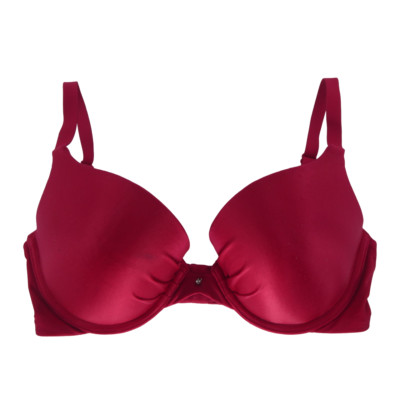 Maiden Form Comfort Devotion Full Coverage 34D Red Jewel Charm T-Shirt Bra
