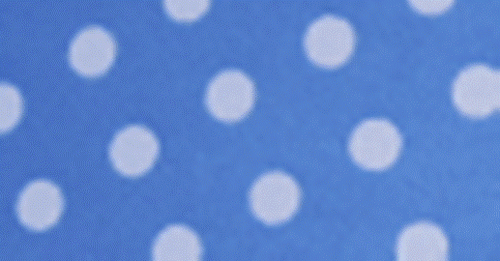 Children's Rain Sun Ruffled 32" KIDS Parasol Umbrella DOTS Pink Blue or Yellow - Picture 3 of 4