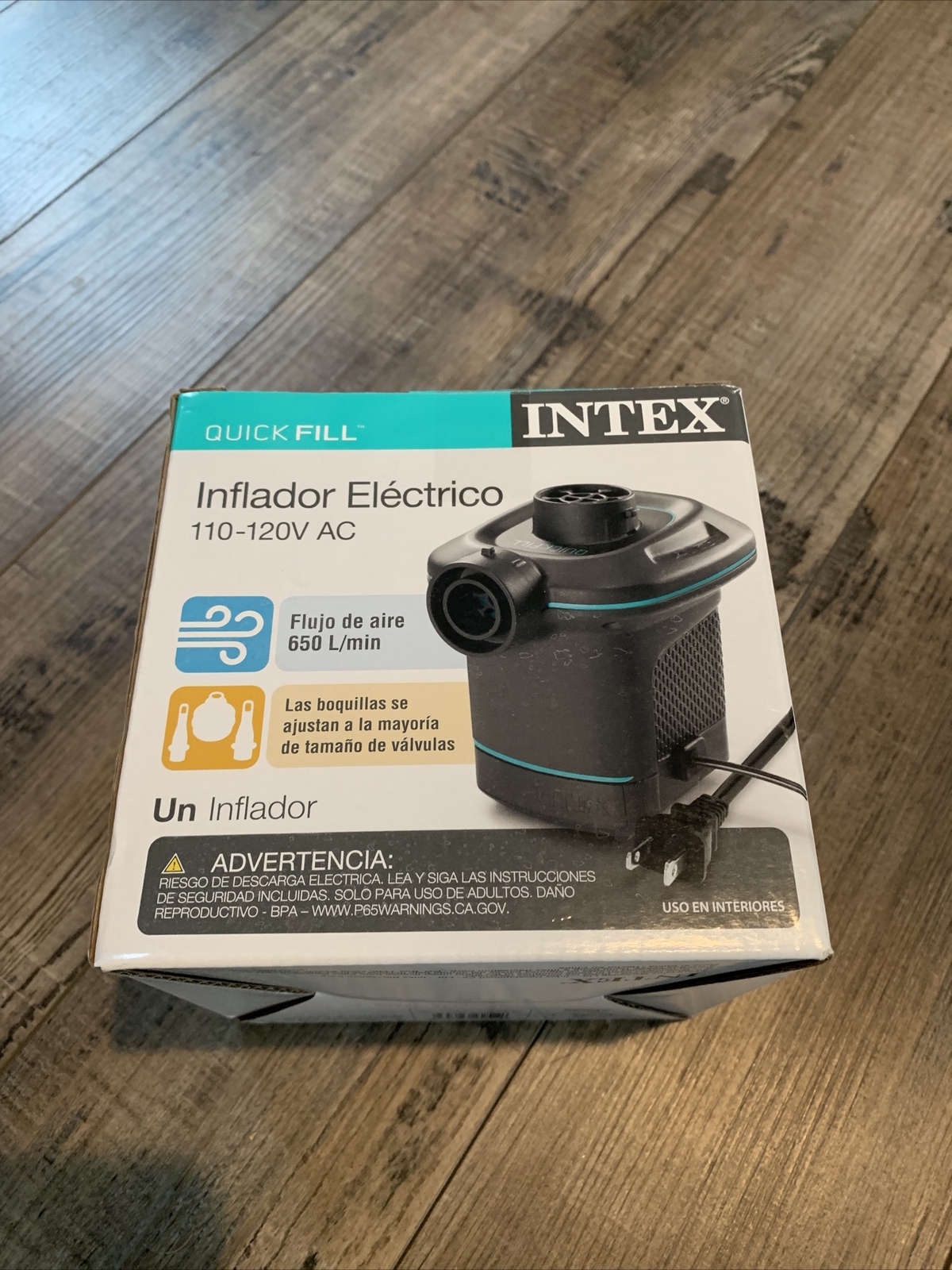 New Intex Quick Fill Electric Pump 110120V AC Inflates & Deflates eBay