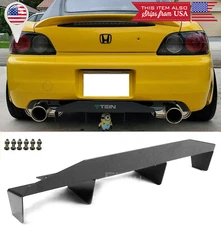 Rear Bumper Wind Blades Spoiler Diffuser w/ 4 Fins Fit 99-03 Honda S2000 AP1