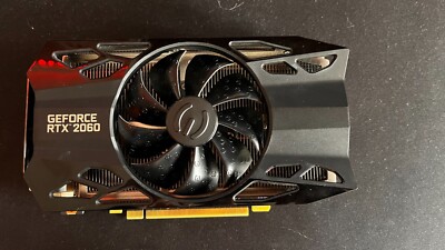 EVGA RTX 2060 グラフィックボード EVGA GeForce RTX 2060 XC Edition Gaming 6GB GDDR6 Graphics Card