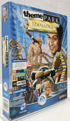 Theme Park Manager / Sim Coaster IBM PC Spiel Big Box Bullfrog 2001 