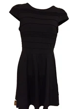 ELLE Dress, SZ 10, Fit & Flare Cap Sleeve Stretch Classic zipper Machine Wash