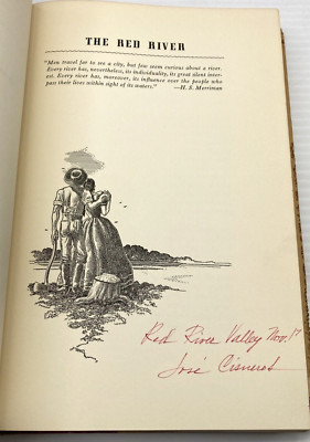 The Red River Valley Then and Now Signed by Author & Illustrator 1948 Hardcover
