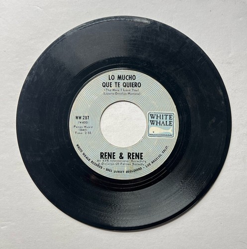 Lo Mucho Que Te Quiero / Mornin' Rene & Rene 45 RPM Vinyl Record