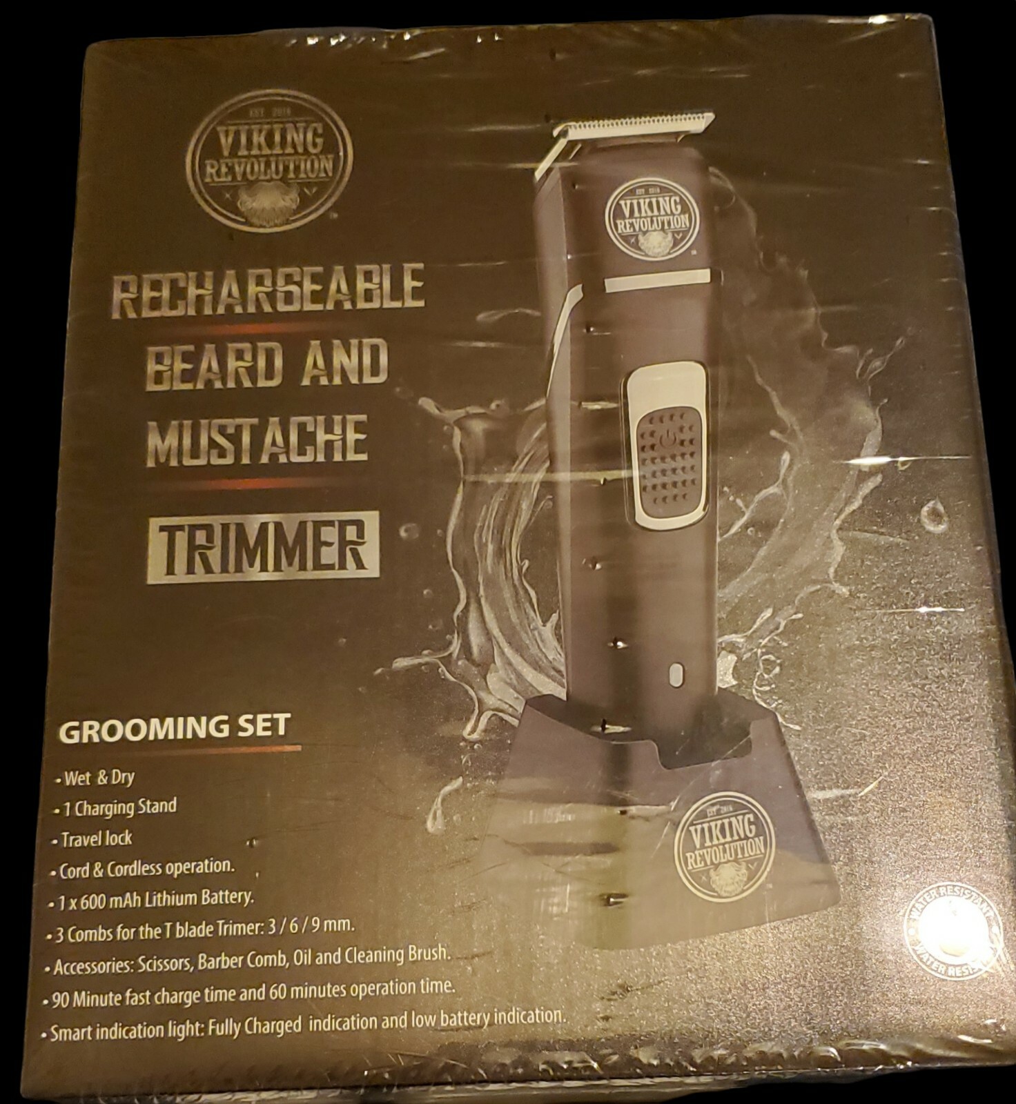 Viking Revolution Rechargeable Beard and Mustache Trimmer eBay