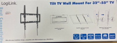 LogiLink BP0010 Tilt TV Wall Mount for 32-55'' TV Wandhalterung neigbar