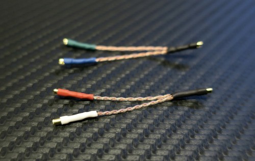 Juego de cables Headshell Litz FURUKAWA alta calidad 99,999% plomo cobre ESTÉREO-MONO - Imagen 2 de 2