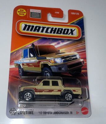 Matchbox 17 Toyota Landcruiser 78 #109 Mainline 2025 Case C Case D