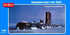 MikroMir Models 1/350 U.S.S. SKATE (SSN-578) AMERICAN NUCLEAR SUB