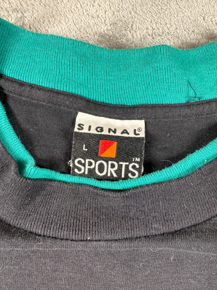 Vintage All Over Print Lightning Montana Thunder Shirt Single Stitch Early 90s - Image 3 of 4