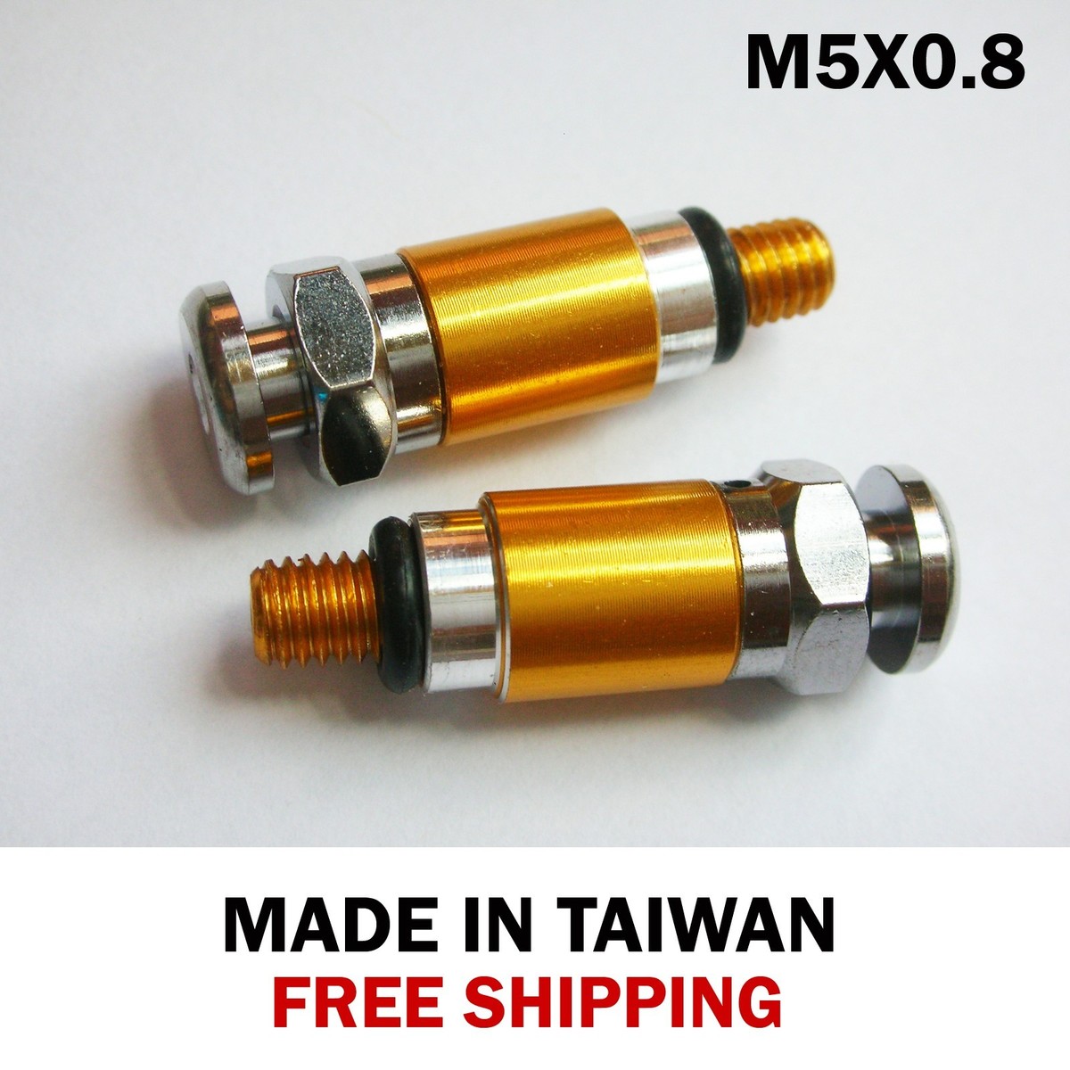 Fork Bleeder Valve YZ125/250 YZF/WRF 250/400/426/450 96-12 M5x0.8