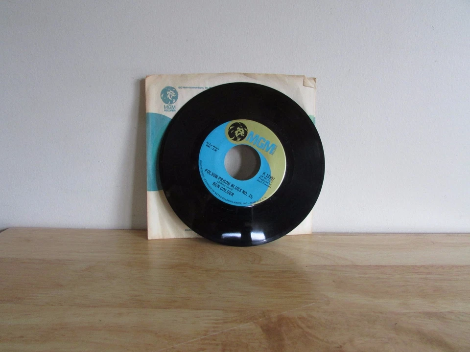 BEN COLDER Harper Valley PTA / Folsom Prison Blues No 1-1/2 7" Record 45 RPM MGM - Image 2 of 2