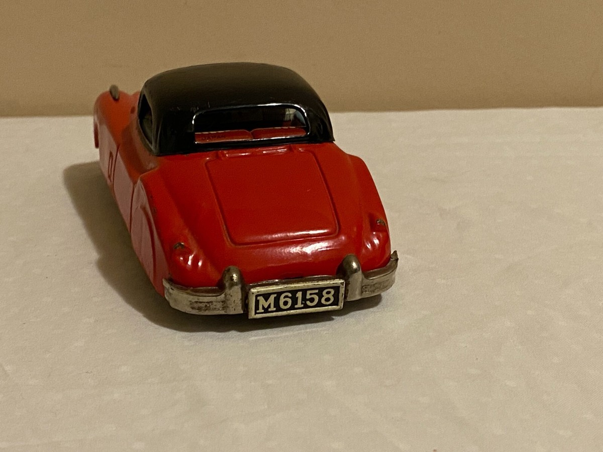 Jaguar M 6158 Tinplate Red Car Tin Litho Japan Z-64 | eBay