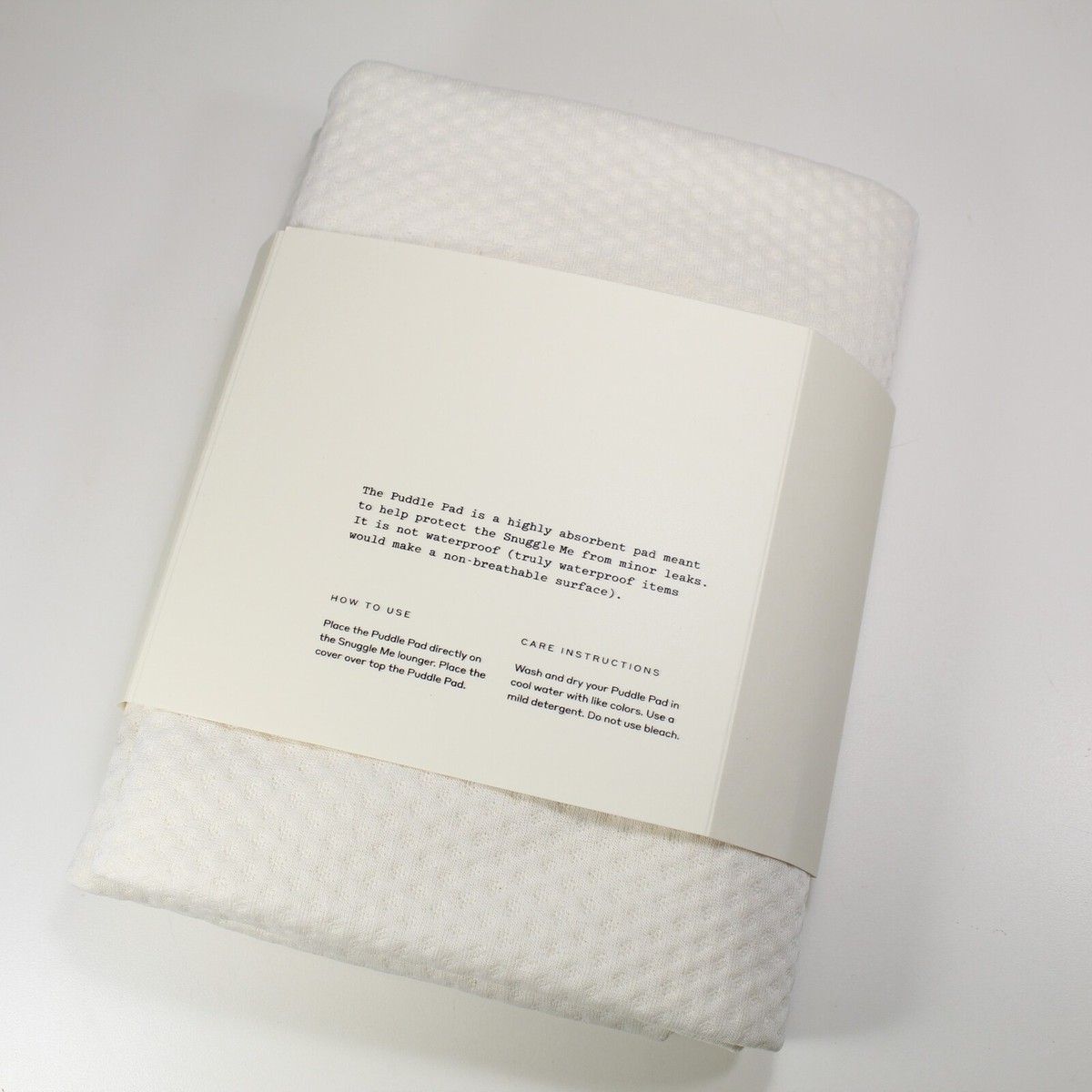 New Snuggle Me Puddle Pad Infant NATURAL Lounger Cover Protects