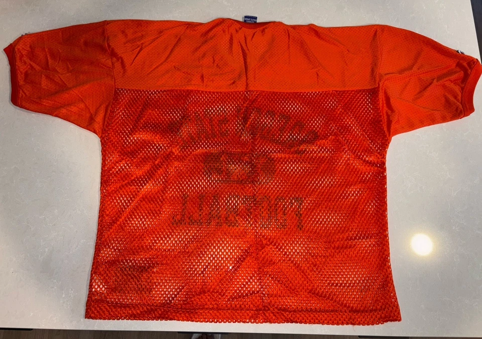 Camiseta de práctica de malla naranja Champion de colección talla 44 Foto 4 de 4