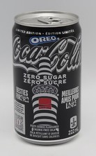 Coca-Cola Zero Creations can OREO 2024 Canada FULL 222ml