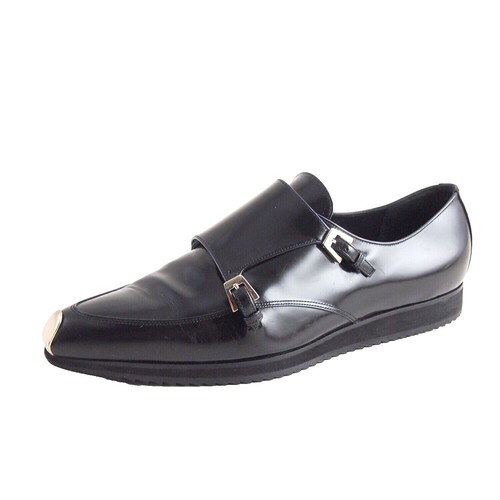 Giorgio Armani ITALY Black Leather Formal Dress Oxford boys  display picture 2