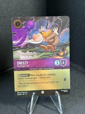 Sneezy - Startlingly Loud (Foil) - Wilds Unknown (12) - Foil