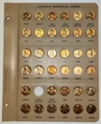 1959-1973 Lincoln Cent Penny Dansco Album Page 8100-5  7100-5  8102-1  7102-1