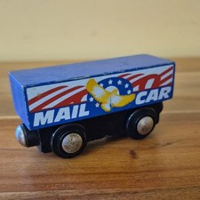 Toys R Us Geoffrey / Brio Wooden Blue Mail Train Car
