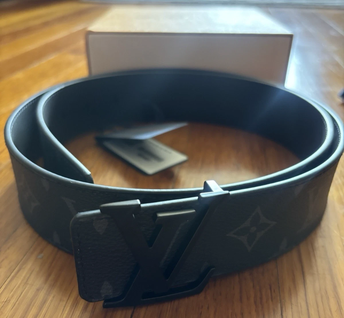 Louis Vuitton Leather Black Belts for Men for sale | eBay