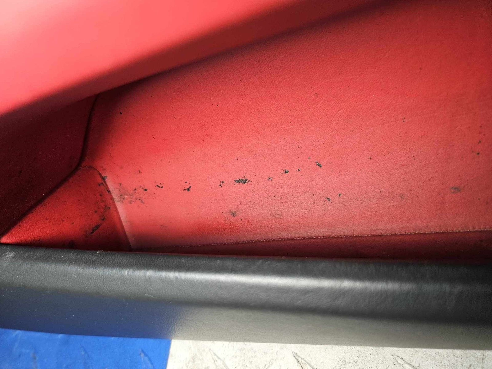 Audi R8 2017-2023 Left Door pocket trim Red P/N 4S7867105M