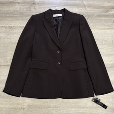 Tahari Arthur S. Levine Pinstripe Blazer Women s Size 6 Black NWT