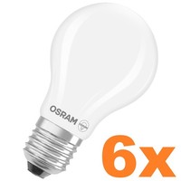 6Er Osram E27 LED Superstar Plus Lampe HD Lighting Matt Dimmbar 7,5W Wie 75W