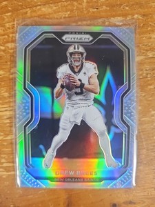 2020 Panini Prizm  Drew Brees New Orleans Saints #243 Silver Prizm 
