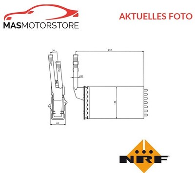 WÄRMETAUSCHER INNENRAUMHEIZUNG NRF 58064 A NEU OE QUALITÄT