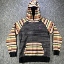 Hooey Kangaroo Pocket Hoodie Girls XL Southwestern Serape Stripe Pullover