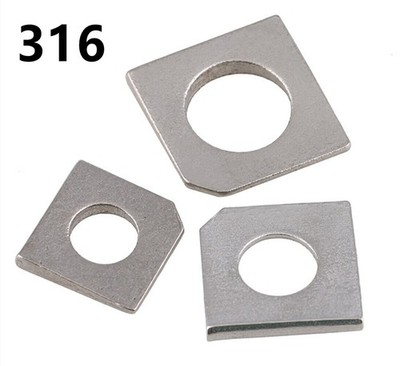 316 Stainless Steel Square Taper Washers For Slot Section M6 M8 M10 M12 M16 M24