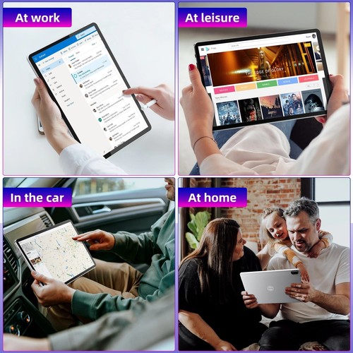 Android Tablet 64GB ROM (512GB TF) 10 inch WiFi Tablet 5000mAh Dual Camera - Picture 11 of 12